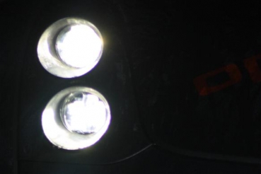 90 mm LED Fernlichtscheinwerfer  mit LED Positionsleuchte (1 Paar) Smart roadster