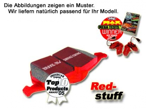 EBC Redstuff Bremsklötze für Smart fortwo/crossblade/roadster